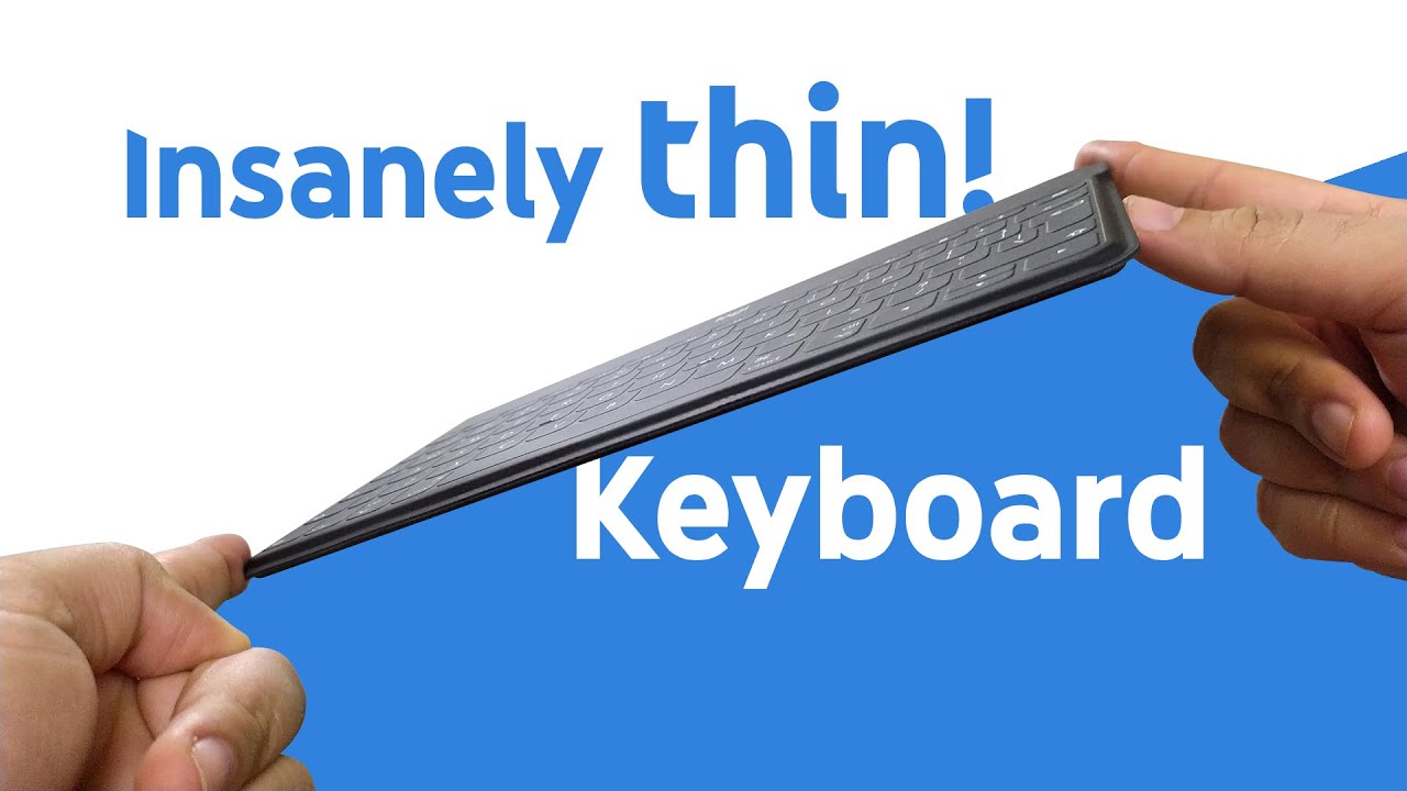 Logitech Keys To Go Insanely thin bluetooth keyboard for iPad | Ultra thin and Portable Keyboard.