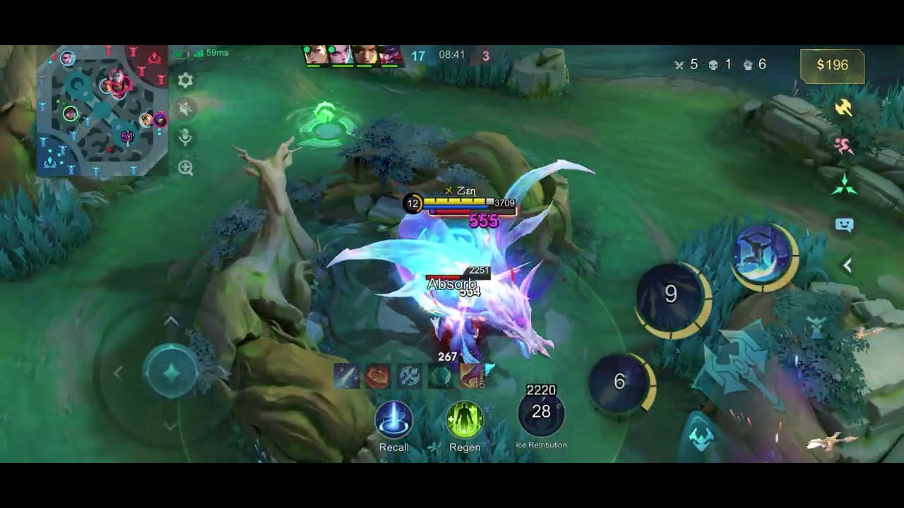 Full Gus play in low network!!   But got W team🫡 #mlbbgameplay 
