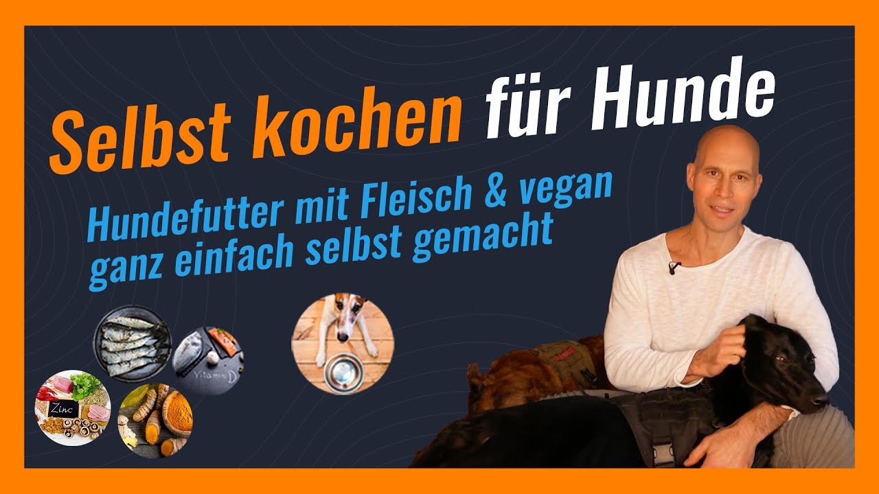 Selbst kochen für Hunde leicht gemacht - vegan mit pflanzlichem Eiweiß oder mit Fleisch, Fisch & Ei