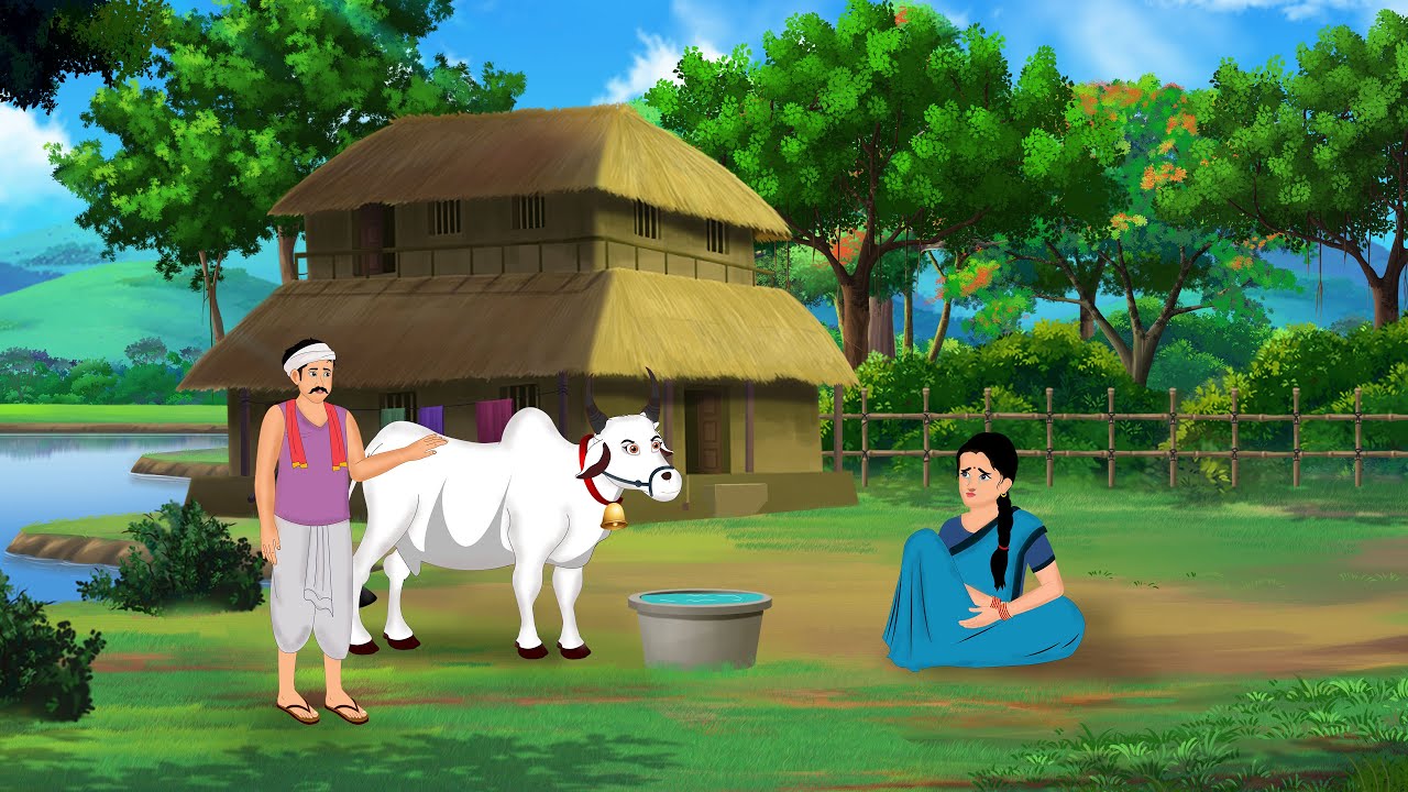 गरीब किसान का जादुई बैल | kahani | Moral Stories | cartoon kahani | khaniyan | hindi kahaniyan