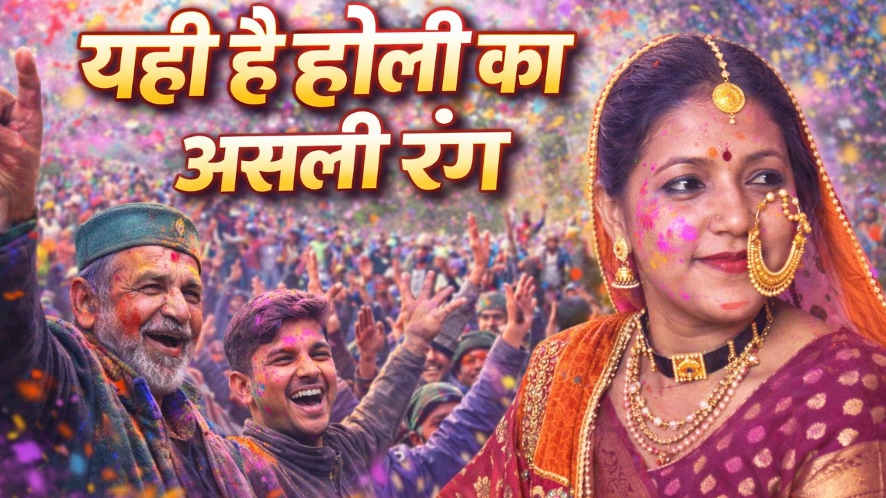 Kumaoni Holi | यही है होली का असली रंग | Uttarakhand Culture | Holi Festival in India | Mahila holi