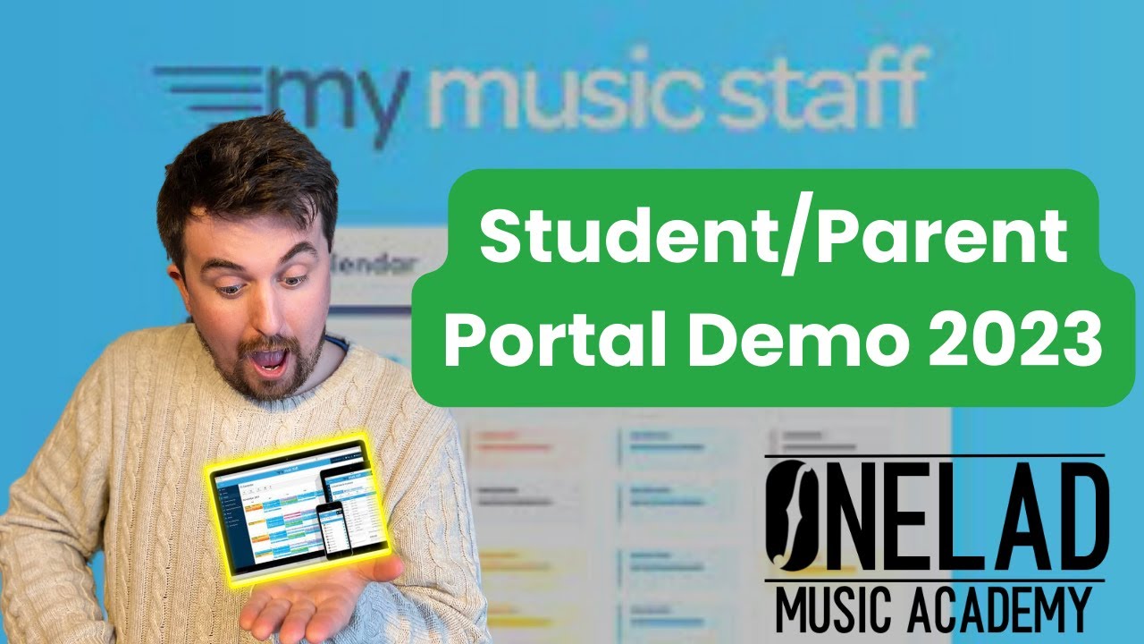 My Music Staff Student Portal Demo 2023 | One Lad Music Academy #mymusicstaff #guitarteacher