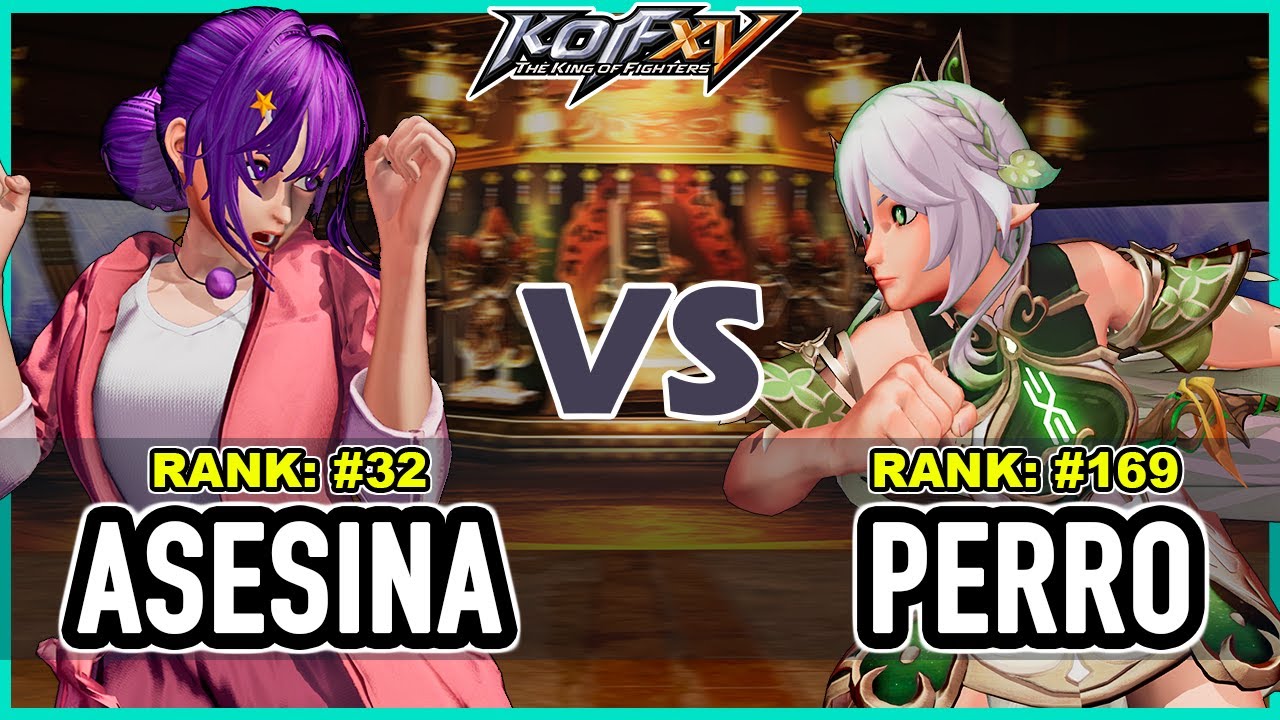 KOF XV 🔥 Shermie Asesina (Shermie/Athena/Leona) vs Perro Sin Lag (Nakoruru/Leona/Whip) 🔥 Steam
