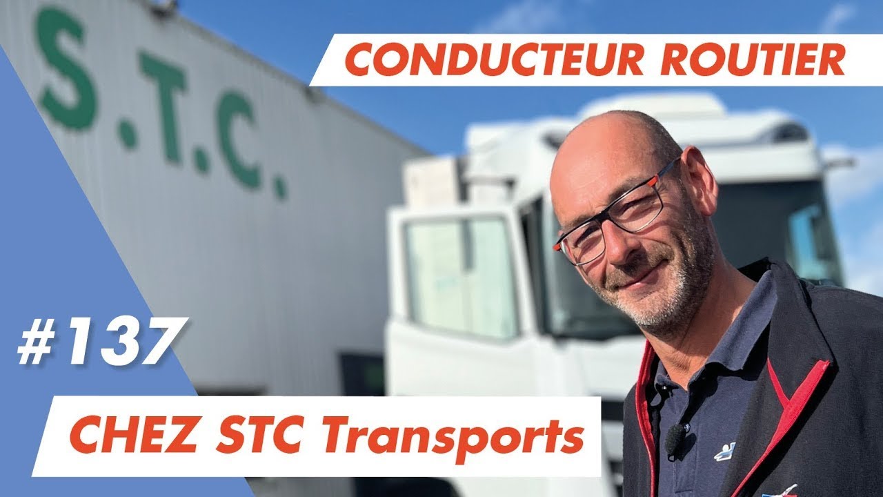 Je viens tester le job de conducteur routier en frigo et vivant chez STC Transports en Mayenne