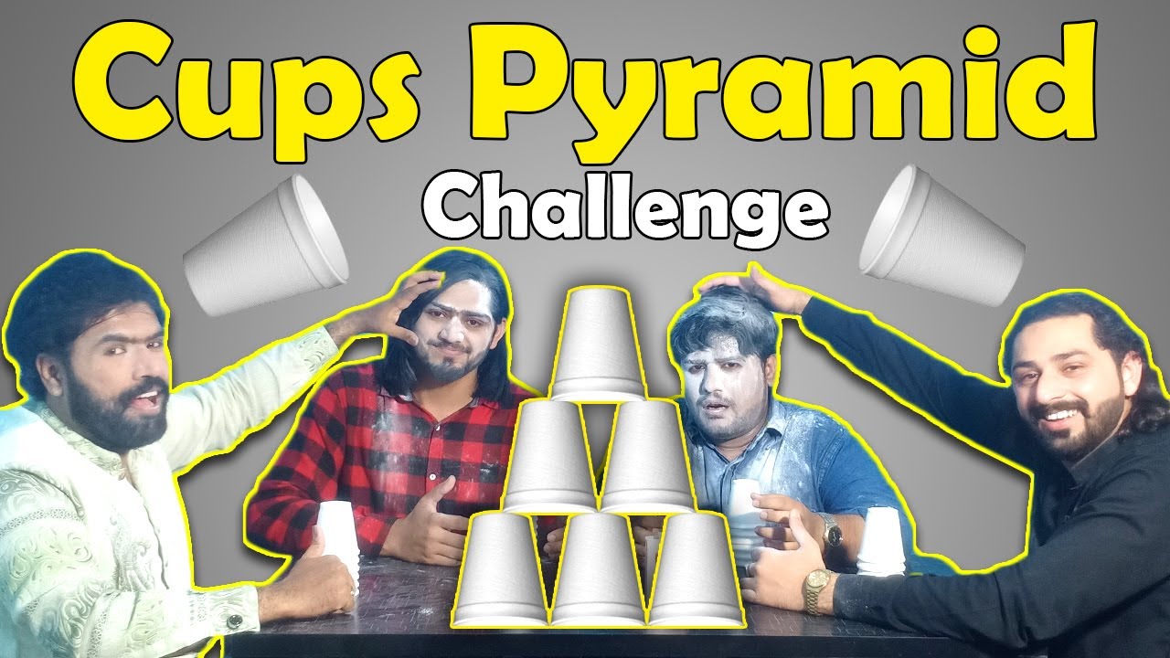 Cups Pyramid Challenge with Very Funny Punishment by Yummy Dare