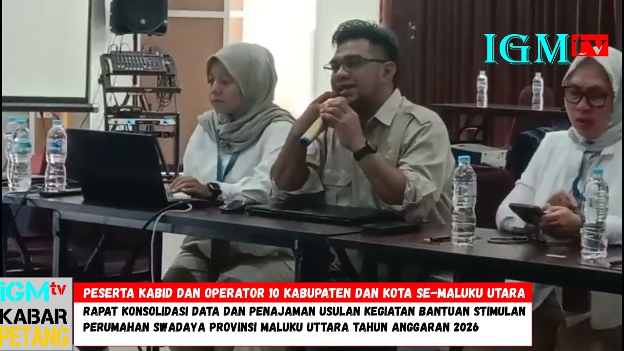 KABAR PETANG   RAPAT KONSOLIDASI DATA PENAJAMAN USULAN KEGIATAN BANTUAN STIMULAN PERUMAHAN SWADAYA