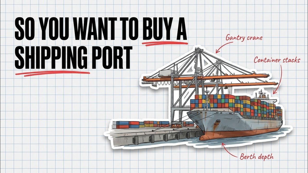 The Economics of Owning a Shipping Port ($500+ Billion Industry)