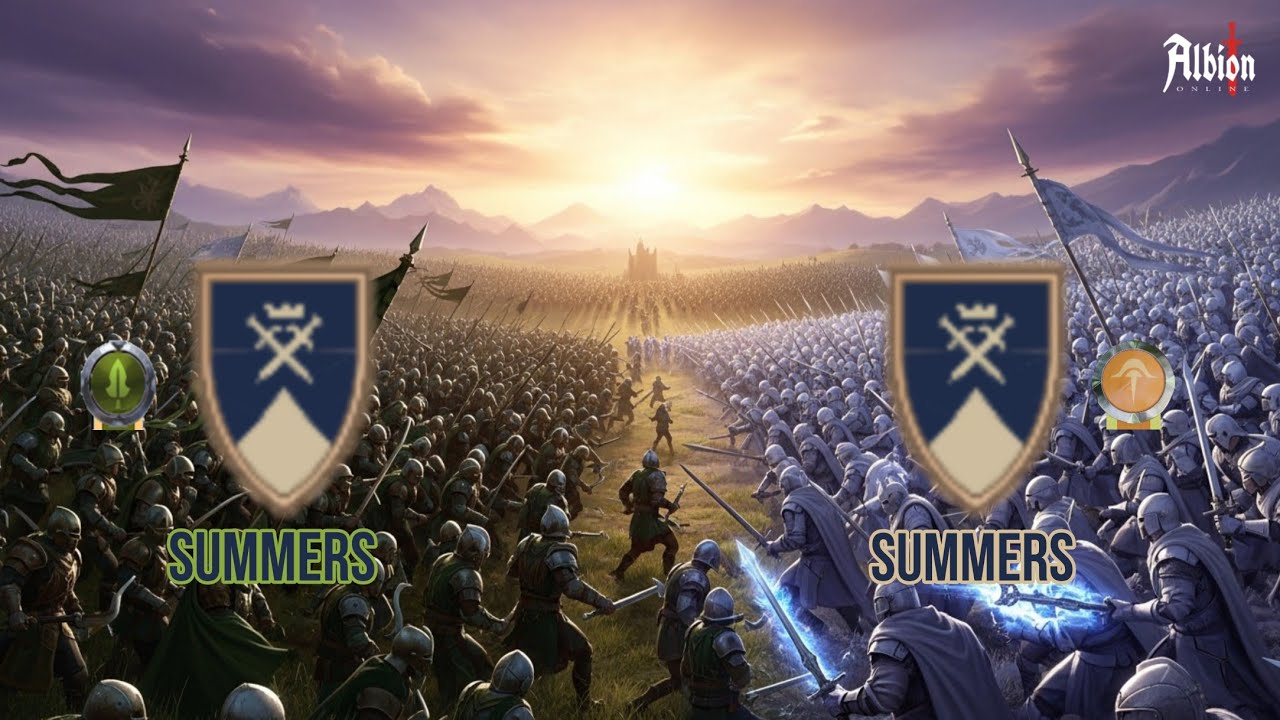 Summers vs Summers (Large Scale Faction War) | Albion Online
