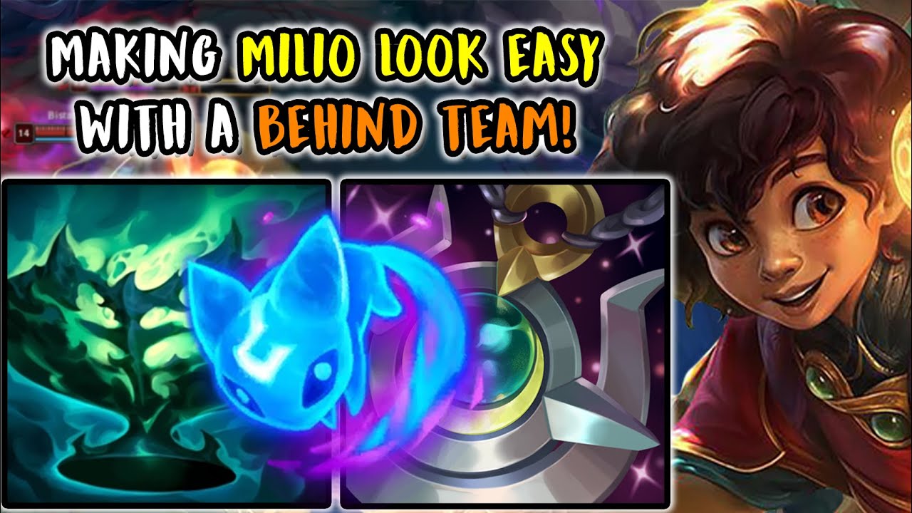 Making Milio Look EASY with a Behind Team! | Diamond Support | Patch 25.12