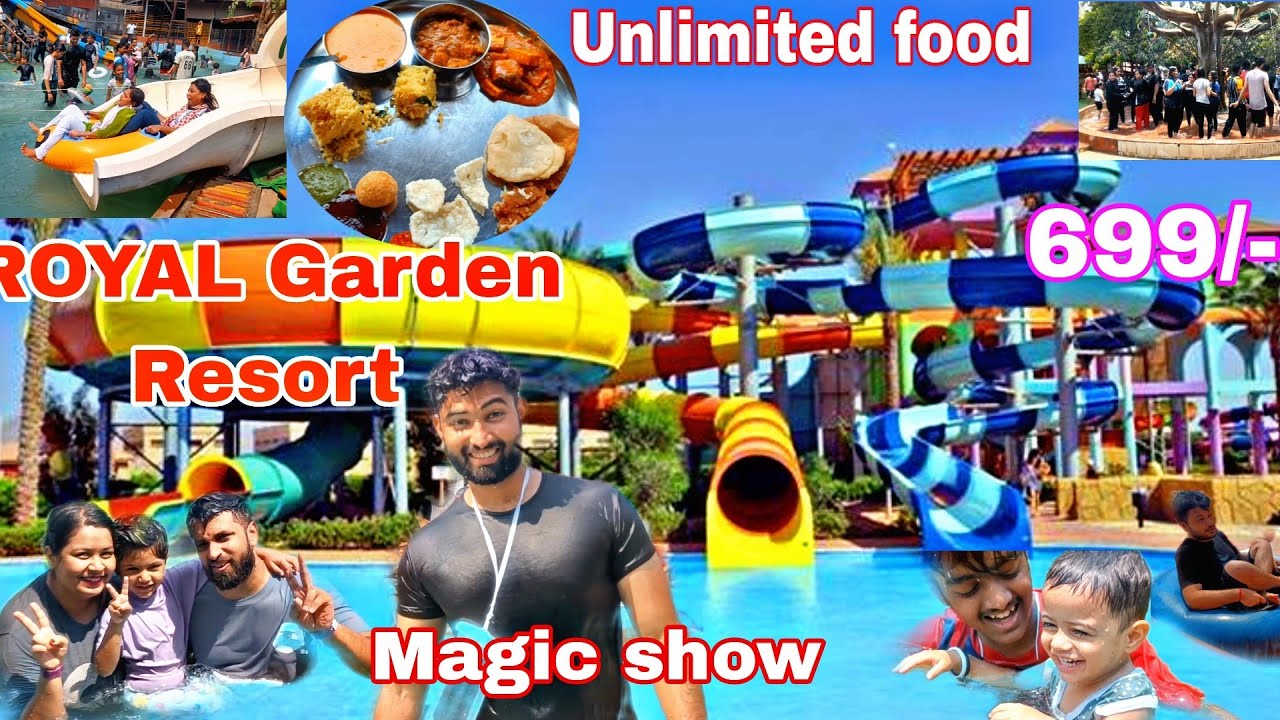 Royal garden resort full tour| Water park Vasai Virar Mira Bhayandar road