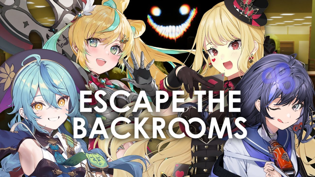 【Escape the Backrooms】ホラー苦手だけど先輩としてえぇっあわわわわ＃ぽとなる 【ルイス・キャミー視点/にじさんじ】
