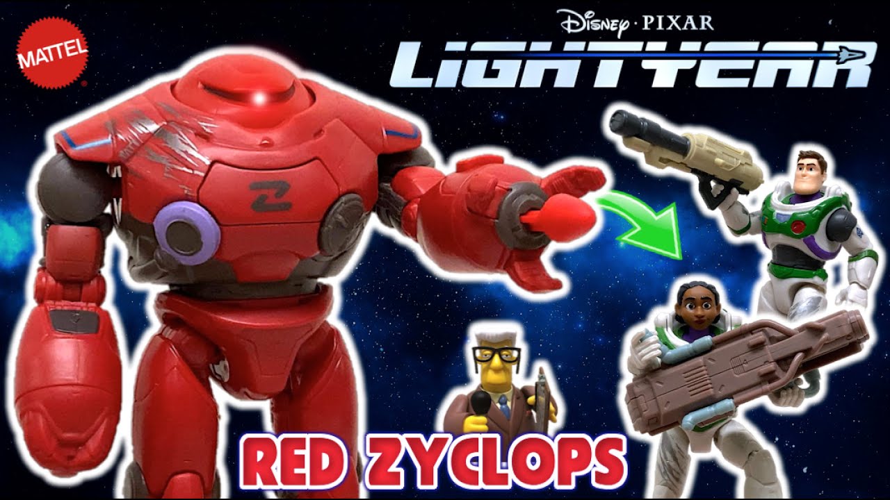 LIGHTYEAR - Pack de Pelea de Guardianes Espaciales vs ZYCLOPS ROJO | Disney Pixar (2022) - TOY SHOTS