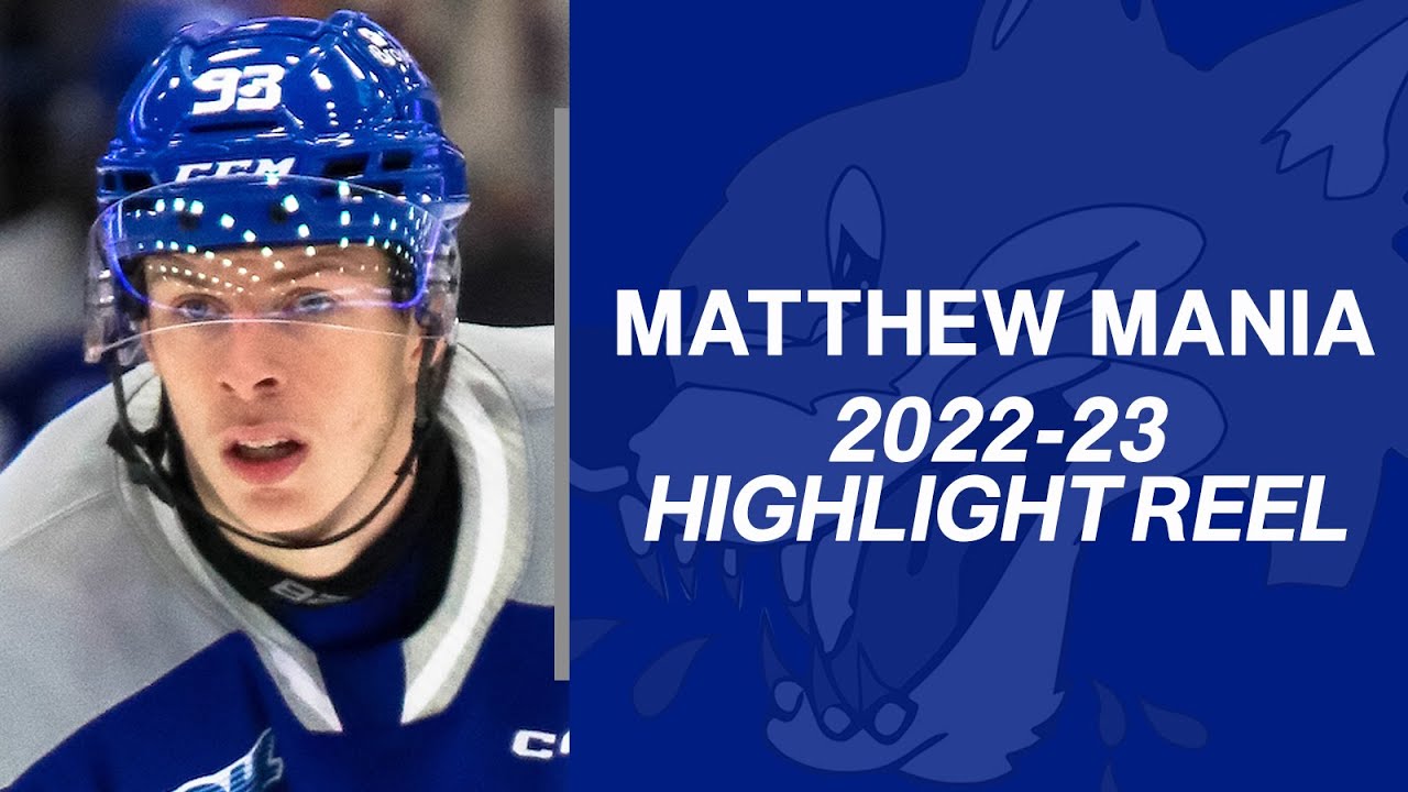 Matthew Mania (Sudbury Wolves) - 2022-23 OHL Highlights