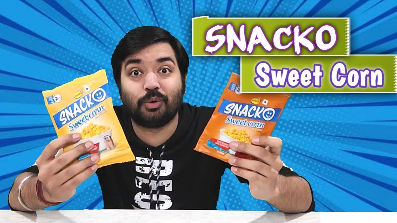 American Sweet Corn | Sundrop Sweet Corn Snacko | Peri Peri Masala And Chaat Masala Flavour |