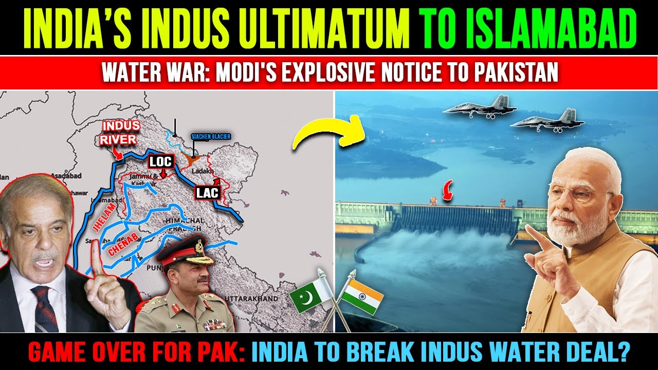 India Issues Notice to Pakistan Over the Indus Water Treaty