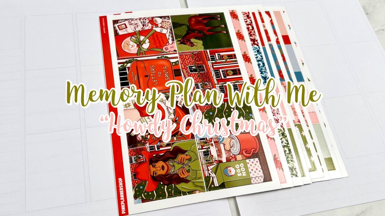 Memory Plan With Me | Howdy Christmas