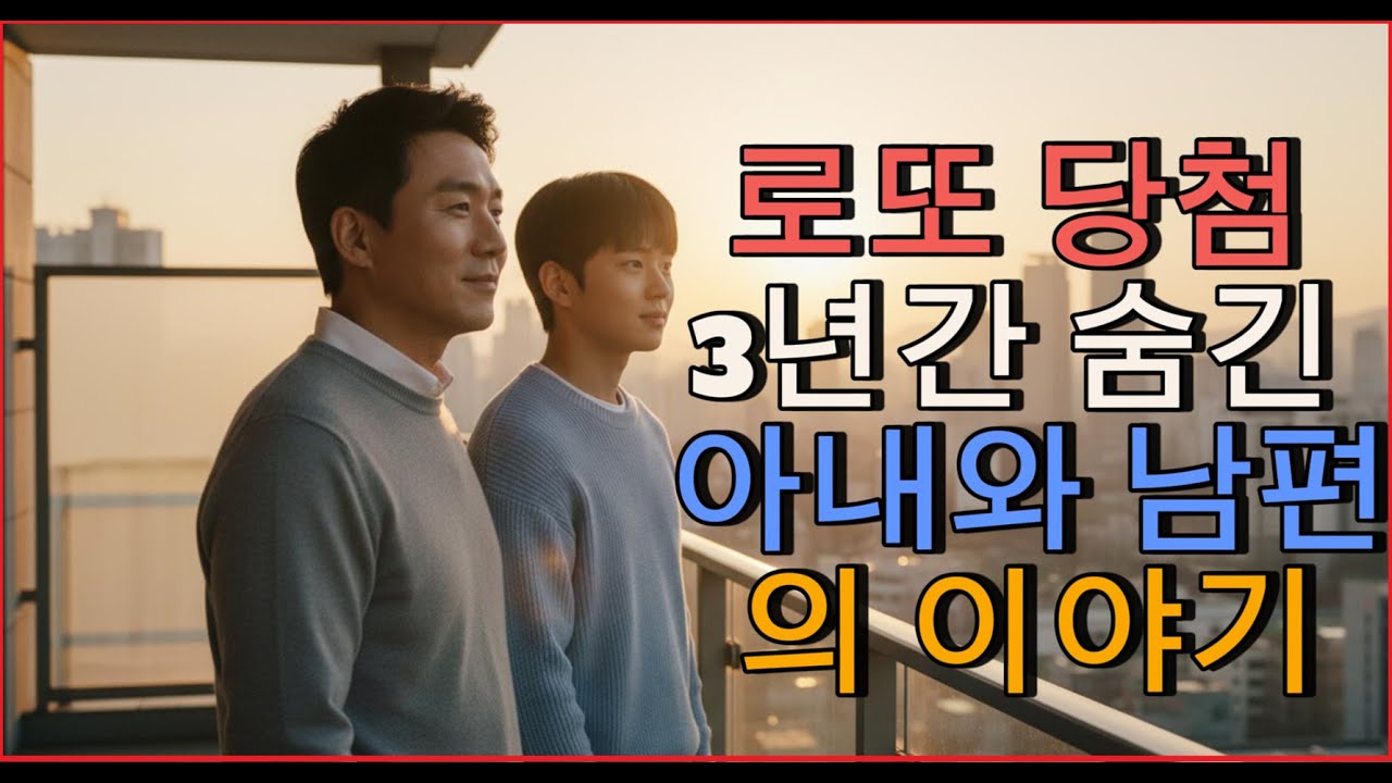 로또 당첨을 3년간 숨긴 아내와 남편의 진짜 이야기 #시니어 드라마