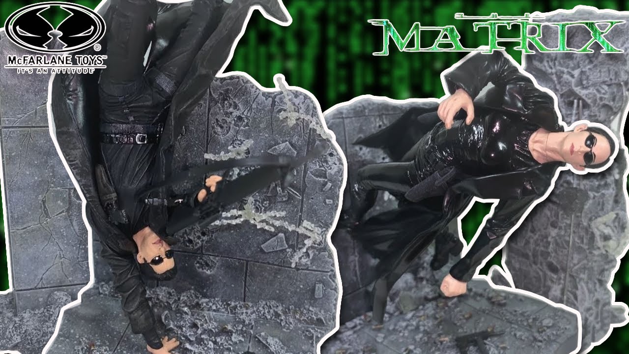 Edgy 2000s Throwback - McFarlane Toys THE MATRIX Series 1 - Neo and Trinity Review