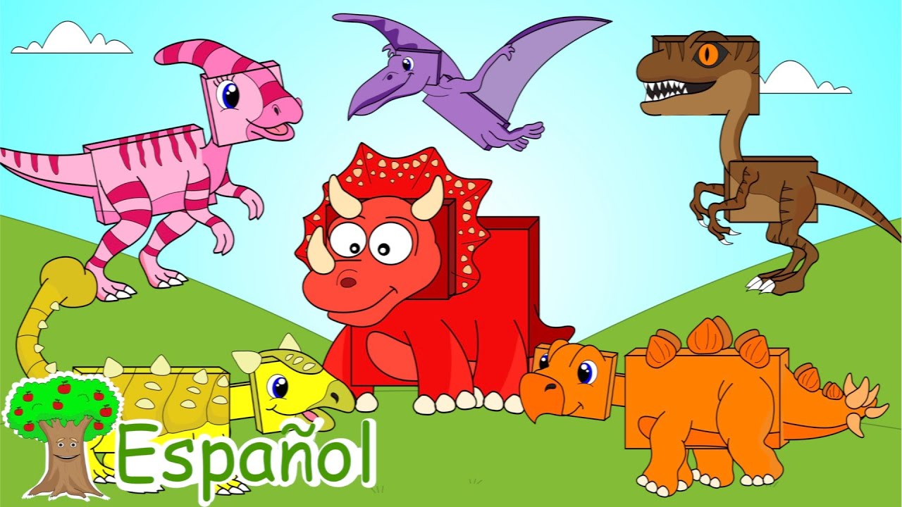 Dinosaurios Y Colores | Rima Infantil