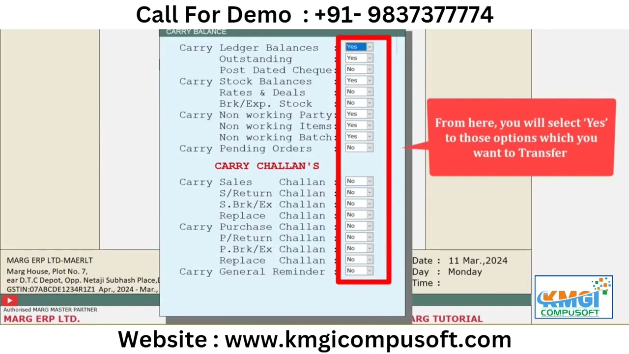 Marg Software Creates A New Financial Year 
