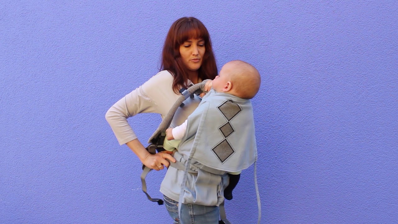 MilaMai&reg; Babytrage auf dem R&uuml;cken