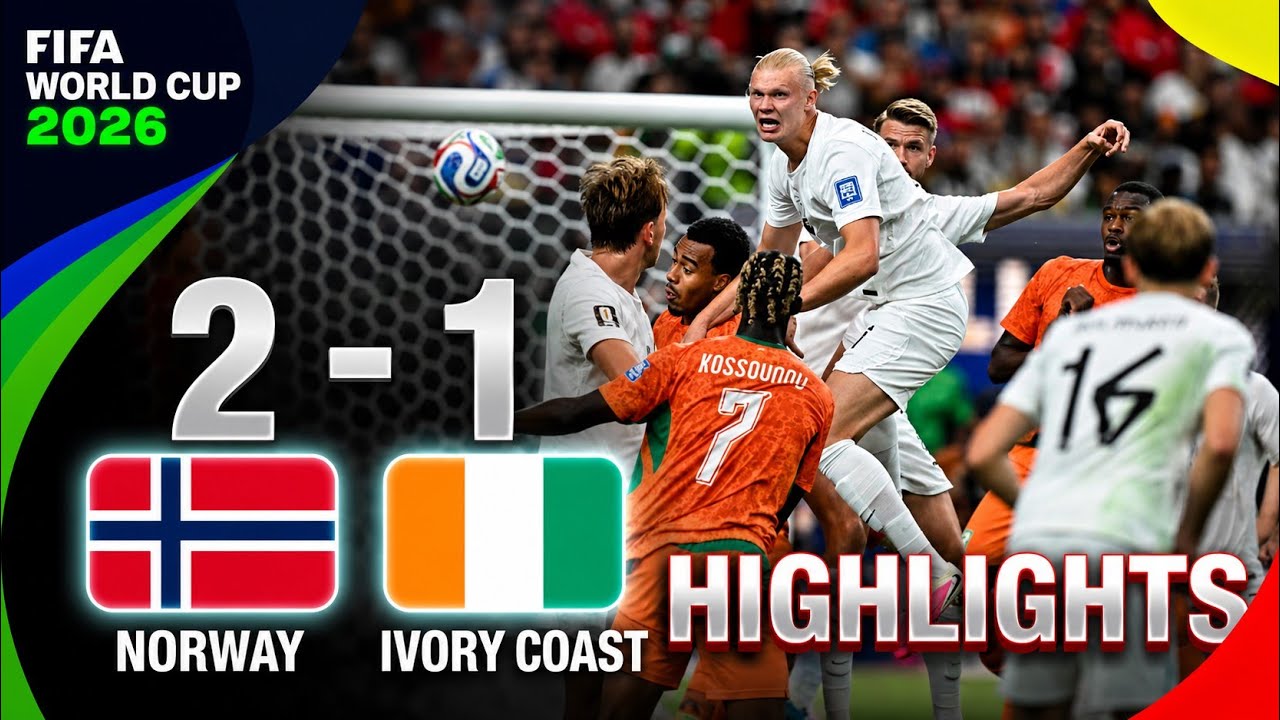 Norway Vs Ivory Coast 4k Highlights | Fifa2026WorldCup | Round of 32
