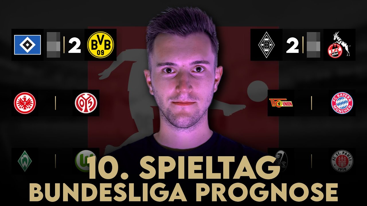 Bundesliga Prognose | 10. Spieltag Tipps & Vorschau | 2025/26