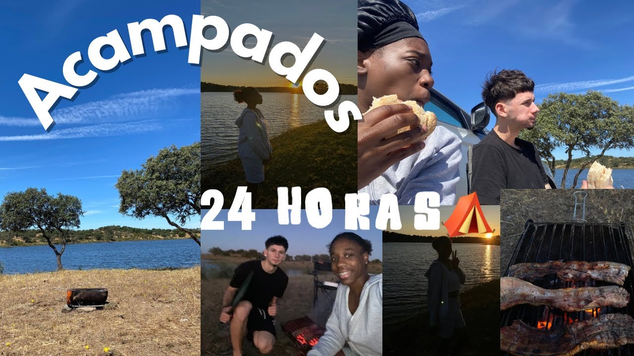 24 HORAS ACAMPANDO COM O MEU NAMORADO ⛺️❤️