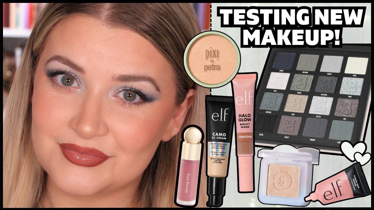let's try some new makeup together... Beauty Bay Smoky Palette, ELF, Rare Beauty, Sheglam + more!