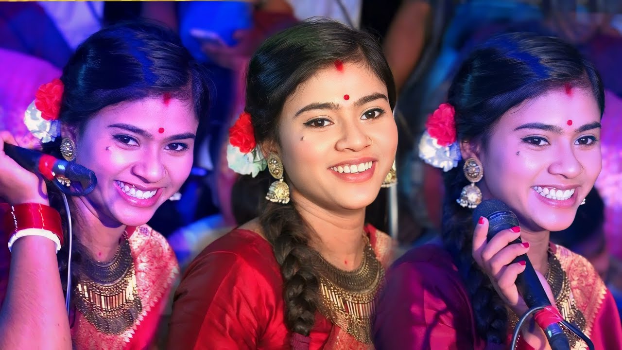 জীবনের প্রথম 🔥 ইংরেজি ভাষায় ধামাইল গানে ঝড় তুললেন শান্তা দিদি - Santa Dhamail Gaan