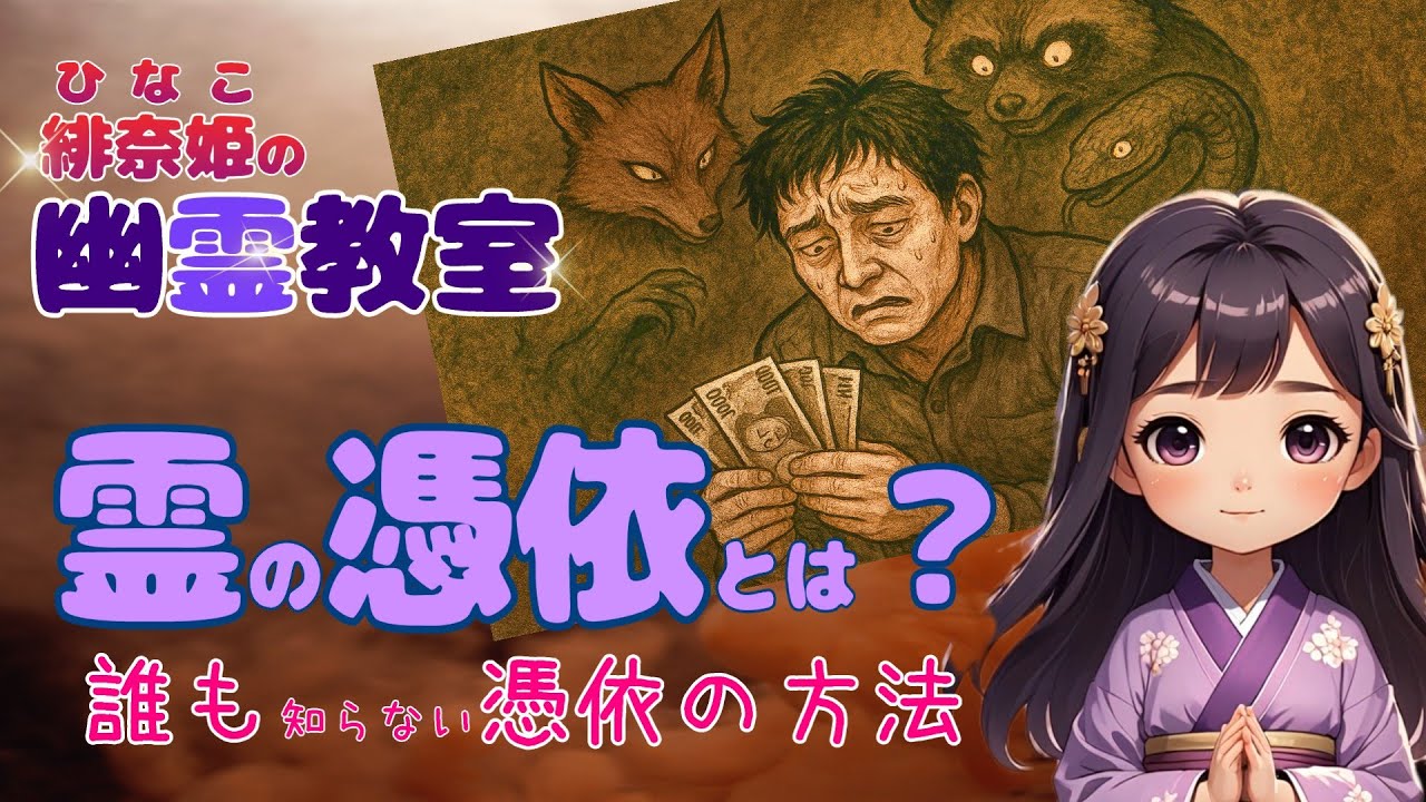 【スピリチュアル】霊の憑依とは何か？誰も知らない憑依の方法　緋奈姫の幽霊教室#憑依#心霊#統合失調症#イライラする