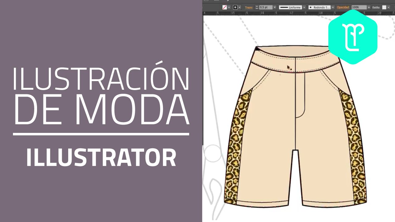 Cómo dibujar un pantalón en Adobe Illustrator paso a paso: capas y trazados