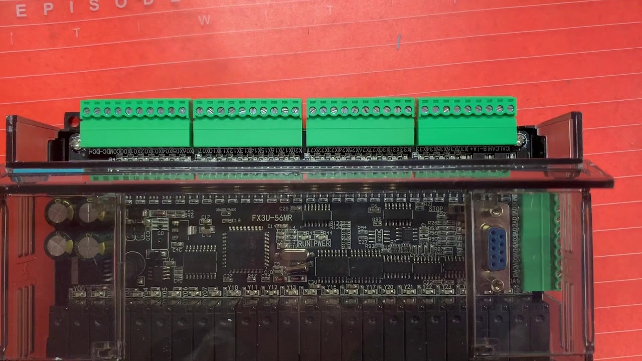 FX3U LE3U 56MR 6AD 2DA RS485 RTC  plc controller