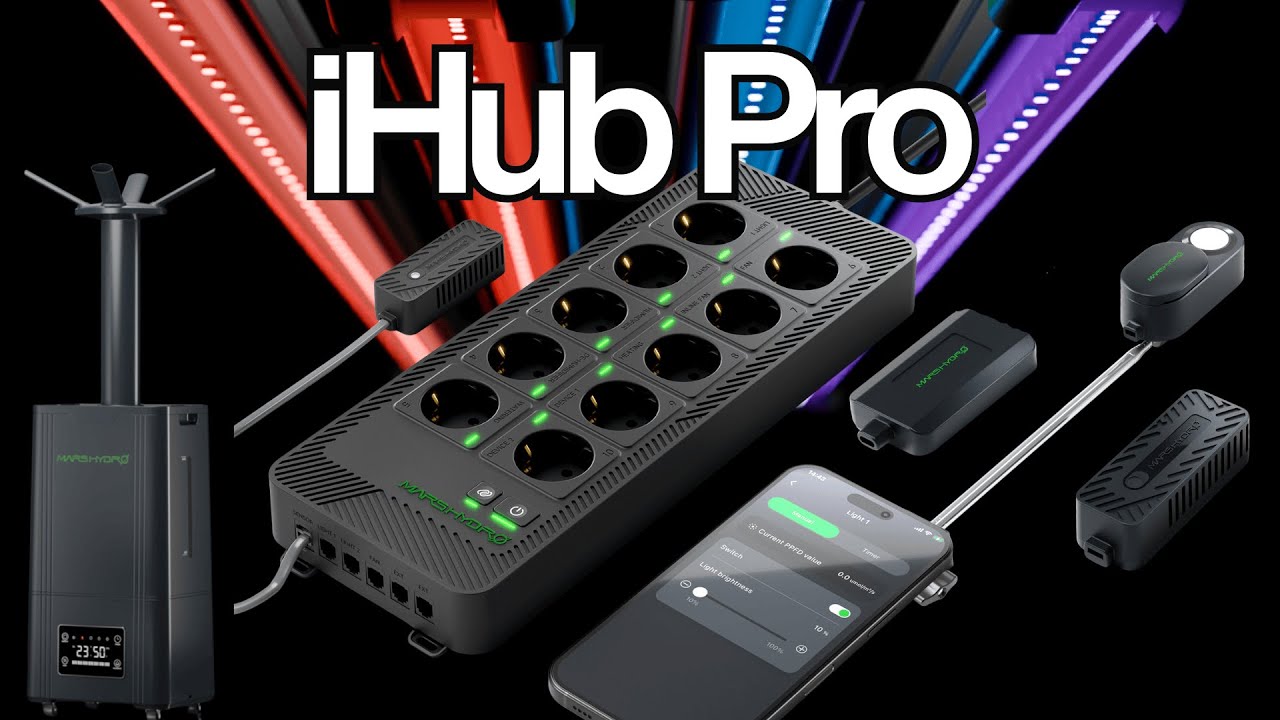 MarsHydro iHub Pro Smart Power Strip + Kit de Sensores
