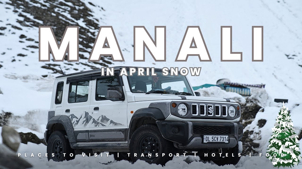 Manali in April Snow ❄️ | Manali trip | Himachal Pradesh #manali