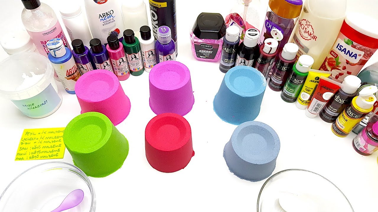 İyi Malzeme vs Kötü Malzeme Eğlenceli Slime Challenge - Kinetik Kum Kestik