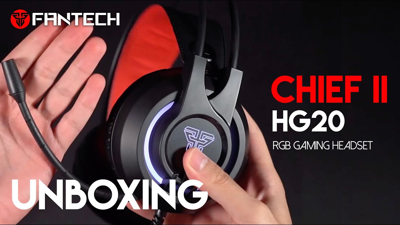 FANTECH UNBOXING | CHIEF II HG20 RGB GAMING HEADSET