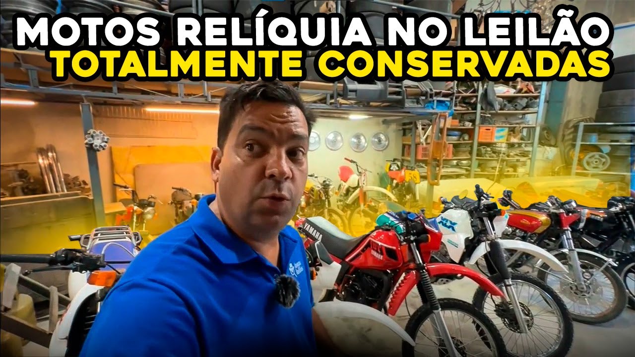 MOTOS ANTIGAS E ÚNICAS ENCONTRADAS NO LEILÃO! *Caçadores de Relíquias BR*