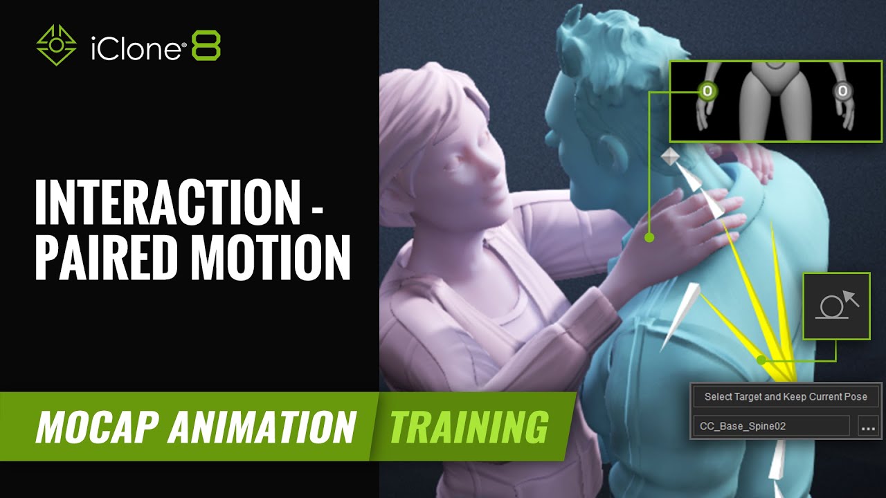 Addressing Character Scale Discrepancies in Paired Animation | Mocap Animation Course | iClone 8