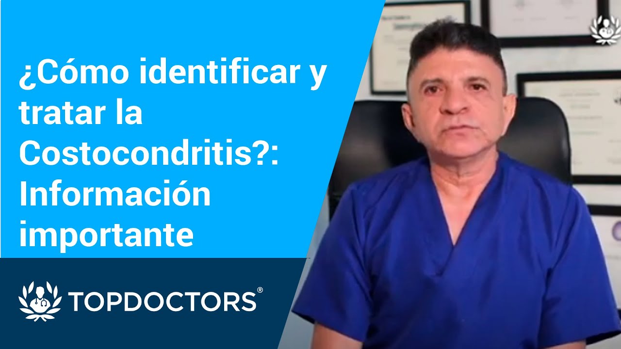 ¿Cómo identificar y tratar la Costocondritis?: Información importante