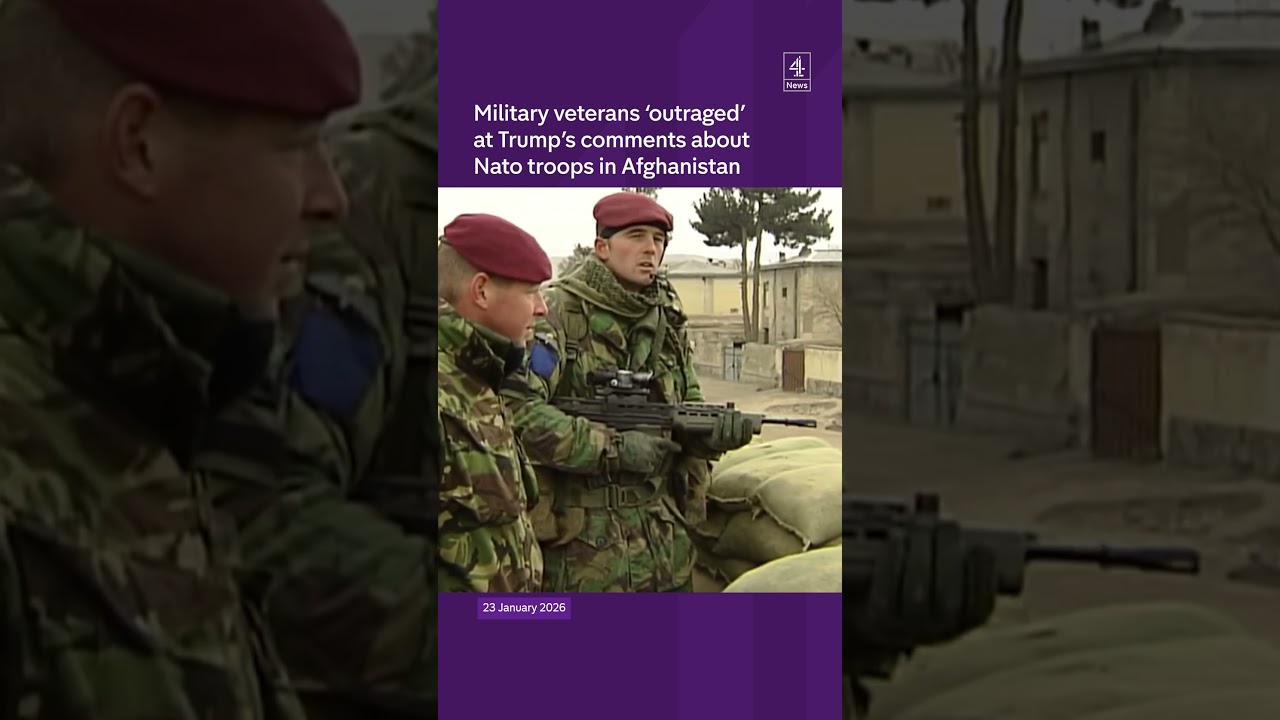 Military veterans outraged over Trump's comments on Nato troops