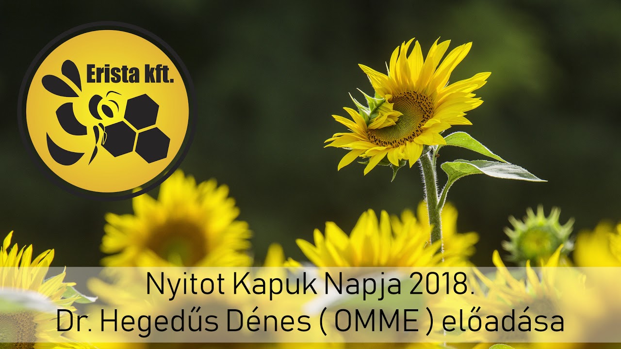Dr. Hegedűs Dénes | Aktuális méhegészségügyi kérdések 2018.