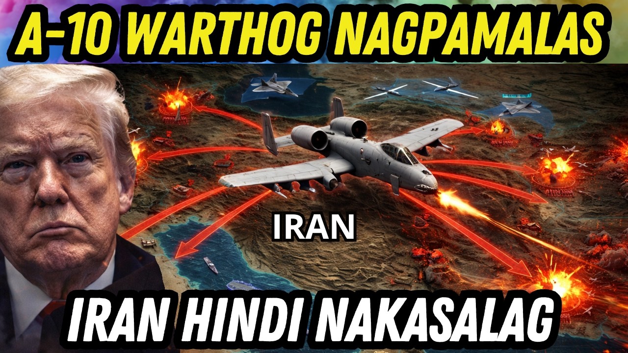 A-10 WARTHOG na ang PINALADA ng U.S sa IRAN! NAGPAULAN sila ng mga BOMBANG HINDI Kayang SALAGIN!