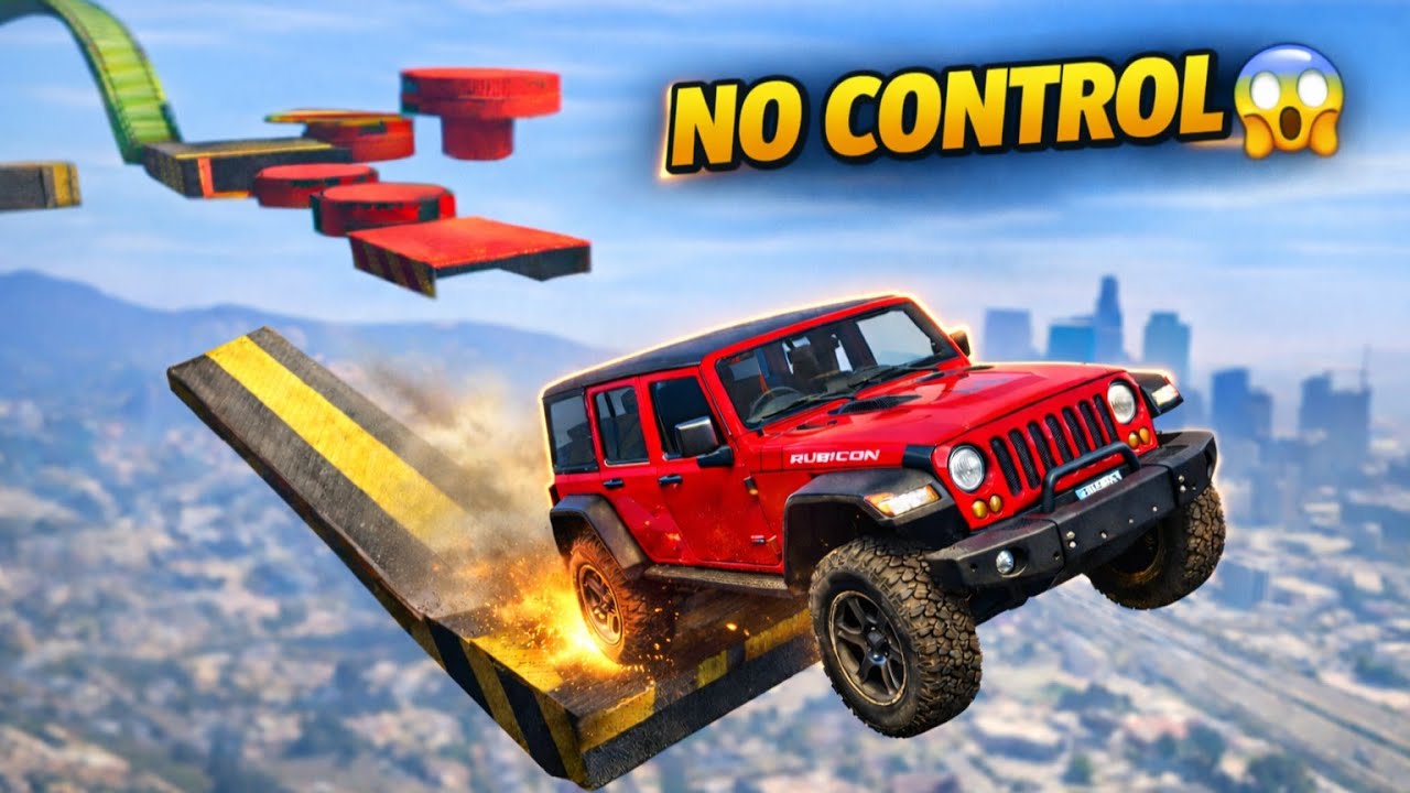 GTA 5 Online Extreme Parkour 😱 | Rubicon Car se Impossible Stunts (Hindi)