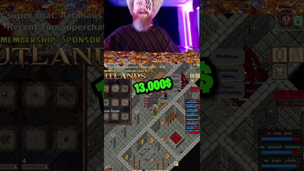 Dropping gold while mudering players! Pinedale goes down Best MMORPG 2023 Ultima Online