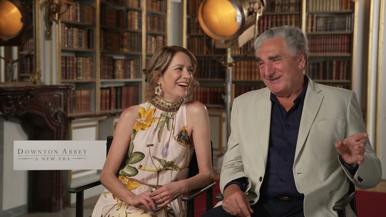 Downton Abbey: A New Era stars Raquel Cassidy (Miss Baxter) and Jim Carter (Mr. Carson) interview!