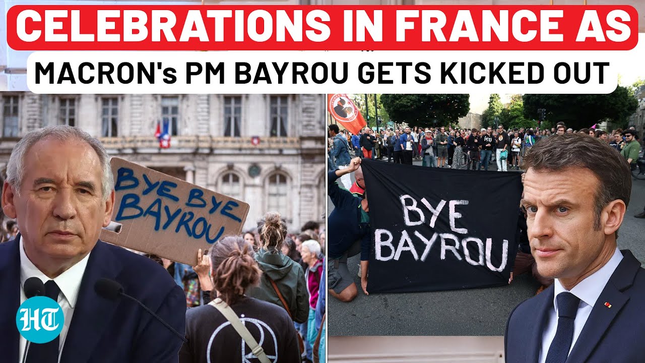 France: Street Parties After Parliament Drama As Macron Ally Bayrou Becomes 3rd PM To Exit In 1 Year