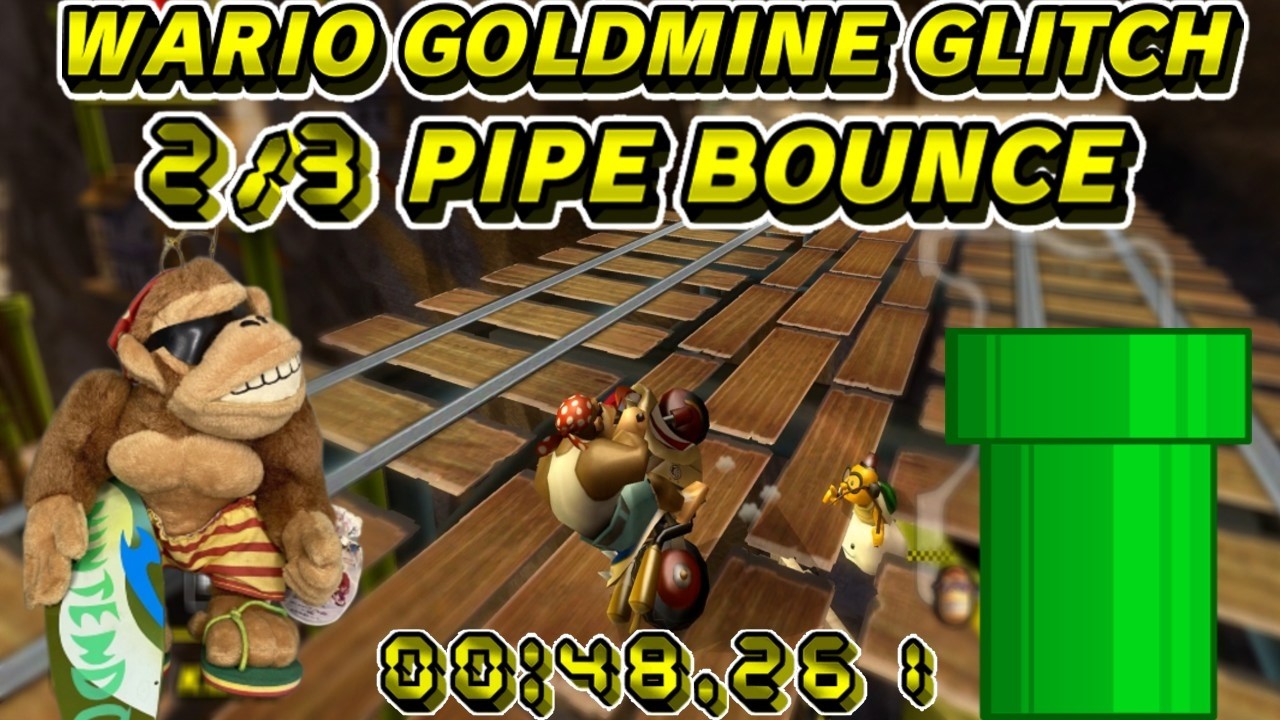 [MKW PB] Wario GoldMine Glitch - 00:48.261