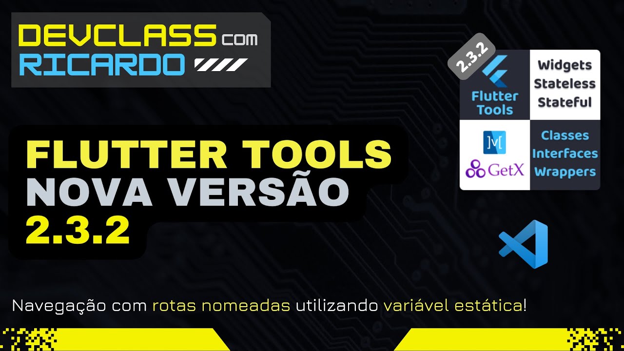 ✅ Nova versão da Extensão FLUTTER TOOLS - v2.3.2 - Módulo do GetX