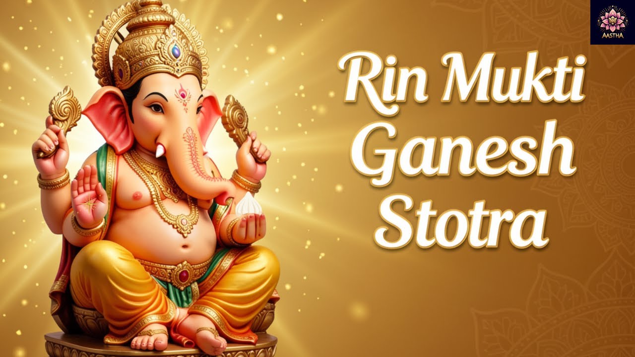 Rin Mukti Ganesh Stotra | ऋणमुक्ति गणेश स्तोत्र | Powerful Mantra to Remove Debts & Obstacles🕉️